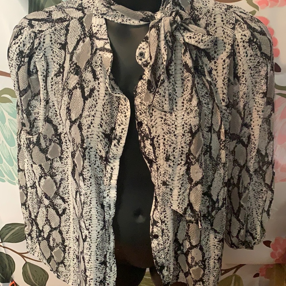 Sexy chiffon blouse